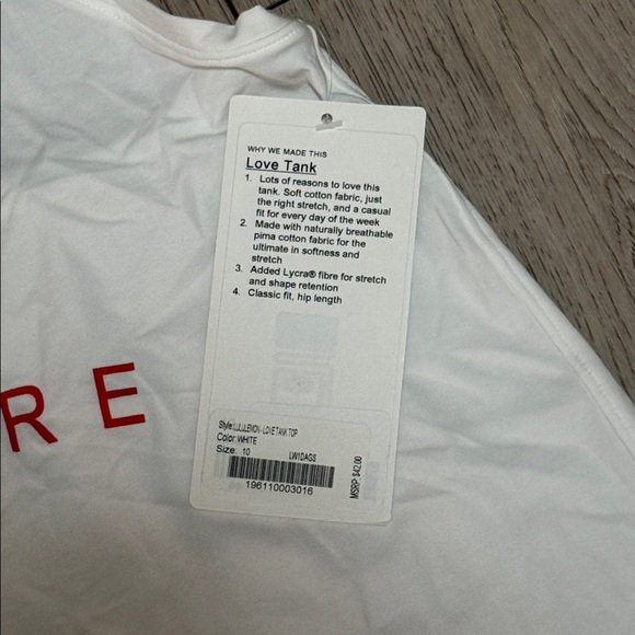 NWT Lulu tank - Picture 2 of 5